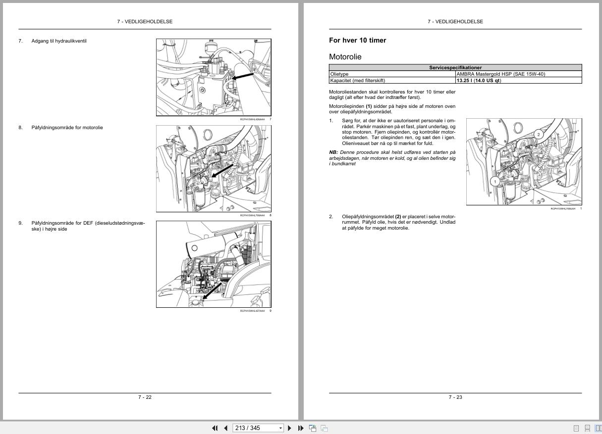 New Holland Wheel Loader W170C Operators Manual 84425348 2011 DK (2)