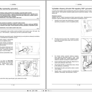 New Holland Wheel Loader W170C Operators Manual 84492295 2011 Cz (2)