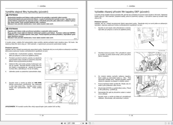 New Holland Wheel Loader W170C Operators Manual 84492295 2011 Cz (2)