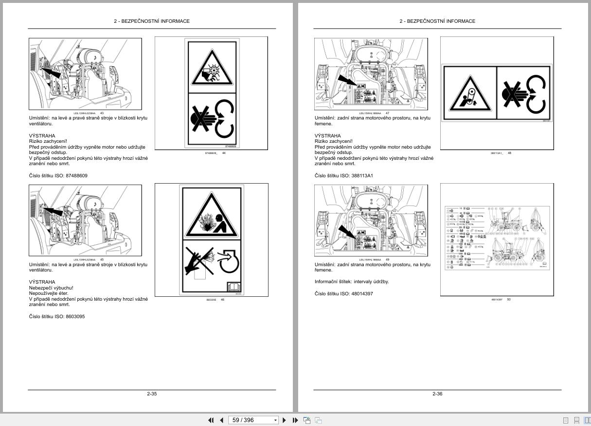 New Holland Wheel Loader W170C Stage IV Operators Manual 47919985 2016 CZ (2)