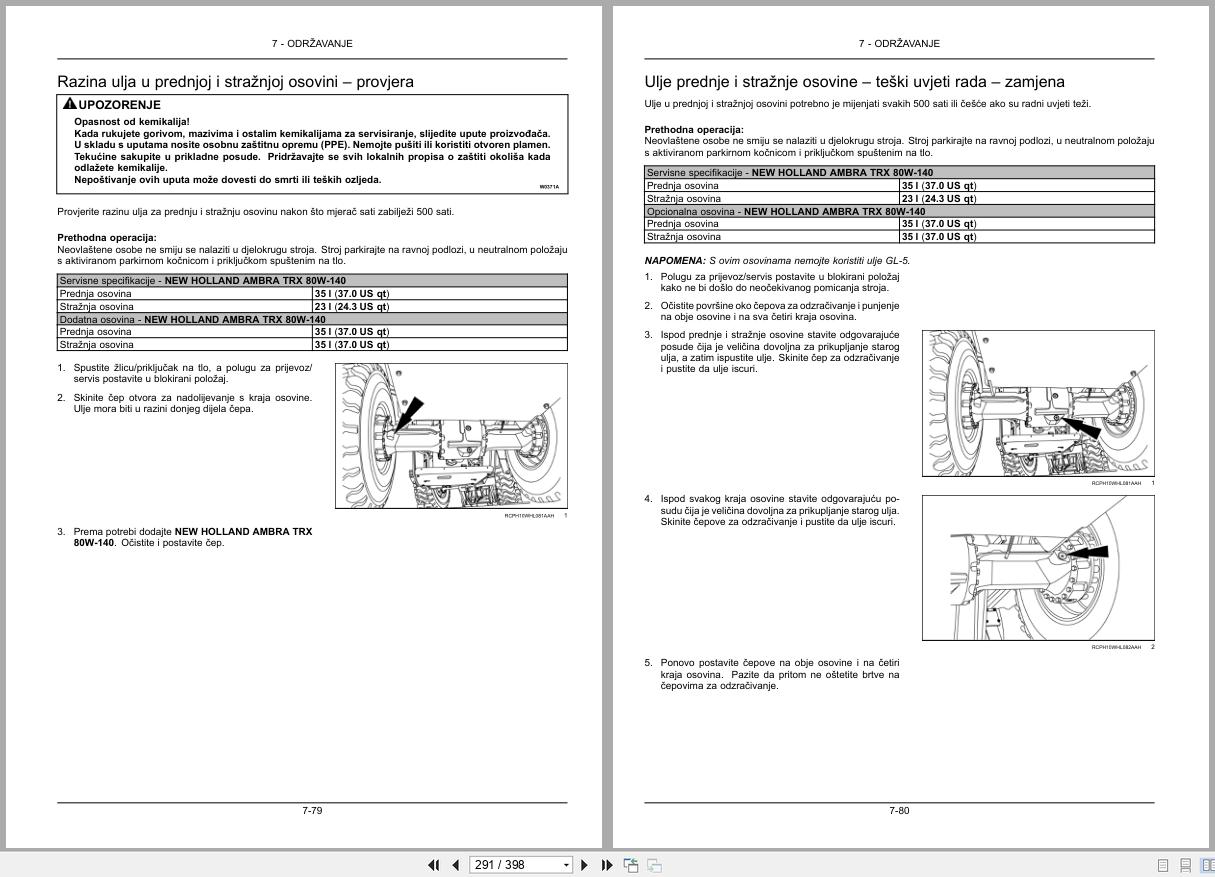 New Holland Wheel Loader W170C Stage IV Operators Manual 47919990 2016 HR (2)