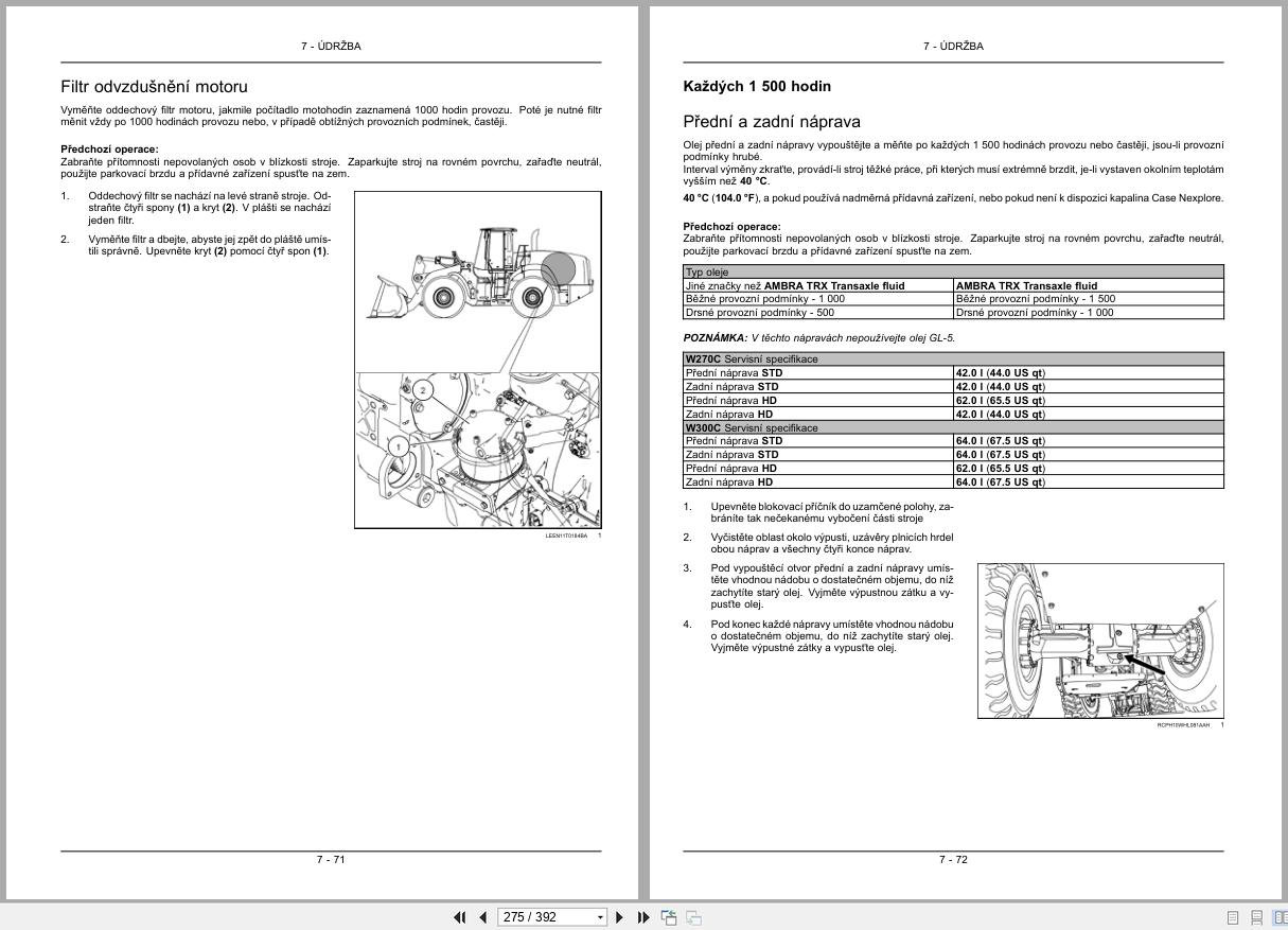 New Holland Wheel Loader W270C W300C Operators Manual 84491954 2012 CZ (2)