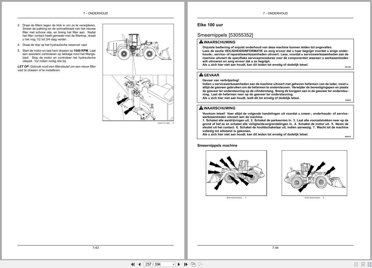 New Holland Wheel Loader W270C W300C Tier 4 Operators Manual 47563923 2013 NL (2)
