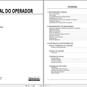 New Holland Wheel Loader W270D W300D Tier 2 Operators Manual 51417117 2017 BR (1)