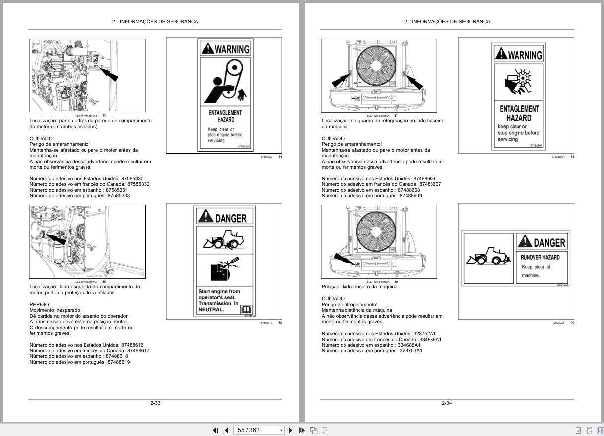 New Holland Wheel Loader W270D W300D Tier 2 Operators Manual 51614703 2019 BR (2)