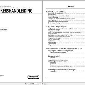 New Holland Wheel Loader W50C to W80C Operation Manual 47915664 2015 NL (1)