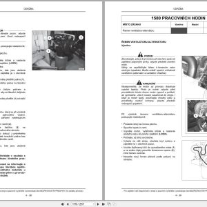 New Holland Wheeled Excavator E215B E245B Operation Maintenance Manual 87618863 2006 CZ (2)