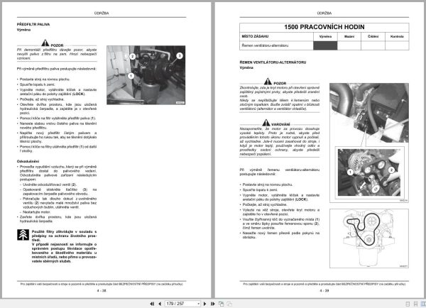 New Holland Wheeled Excavator E215B E245B Operation Maintenance Manual 87618863 2006 CZ (2)