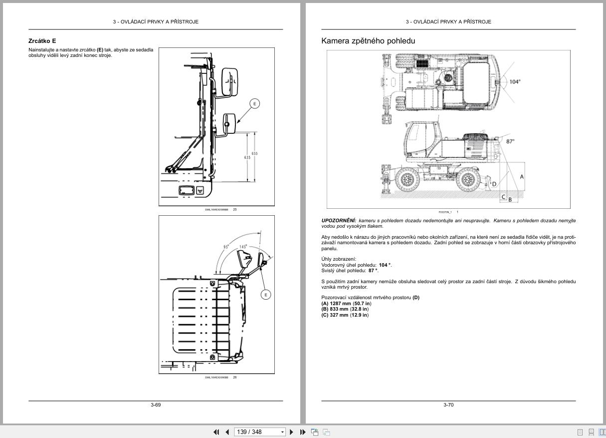 New Holland Wheeled Excavator WE150B Operators Manual 47986320 2016 CZ (2)