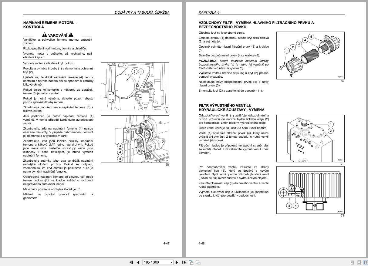 New Holland Wheeled Excavator WE150C WE170C WE170CRR Operators Manual 87738404 CZ (2)