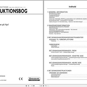 New Holland Wheeled Excavator WE170B WE190B Operators Manual 47476376 2012 DK (1)