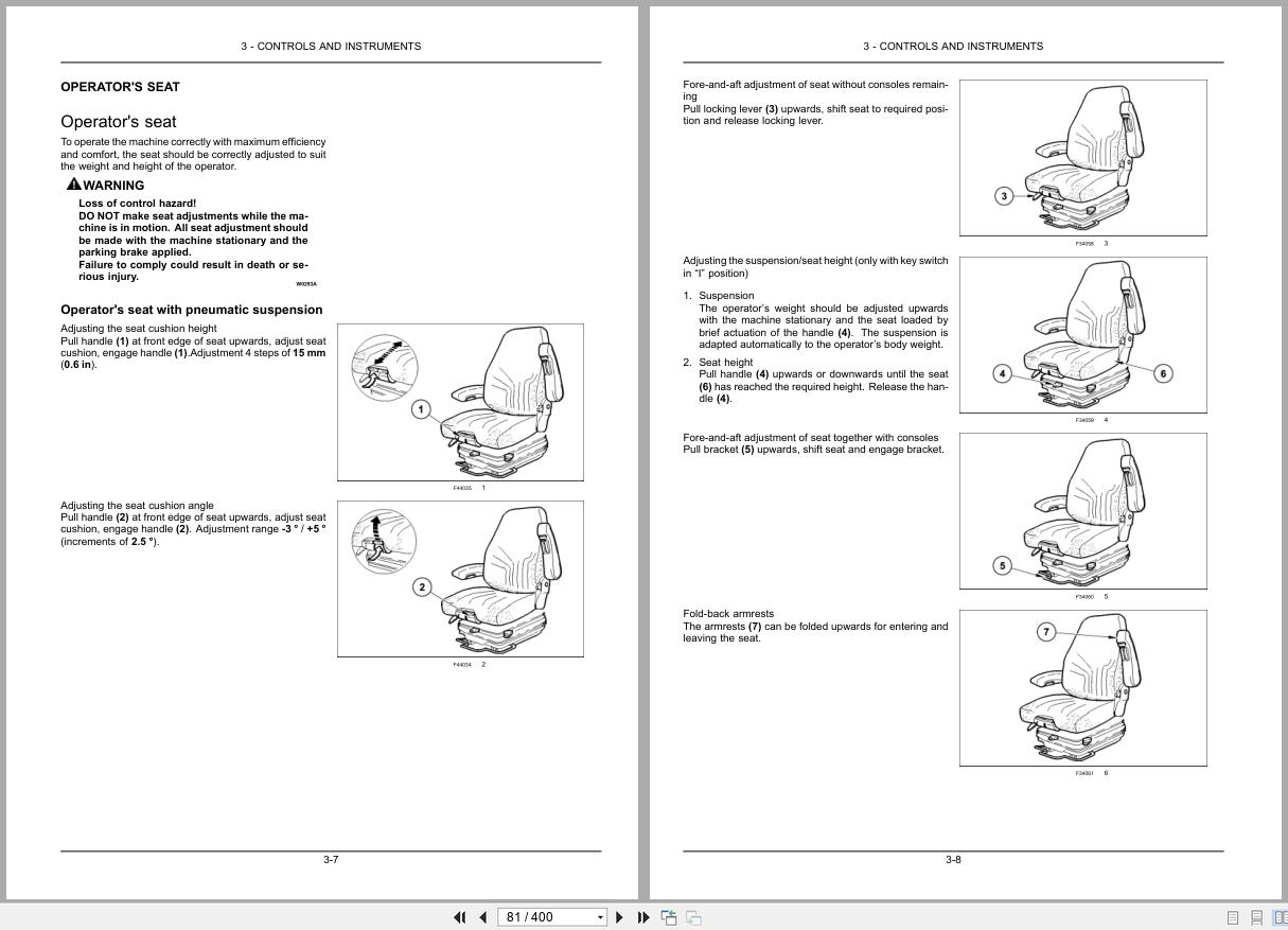 New Holland Wheeled Excavator WE170B WE190B Operators Manual 47986758 2016 (2)