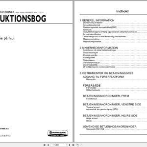 New Holland Wheeled Excavator WE170B WE190B Operators Manual 47986766 2016 DK (1)