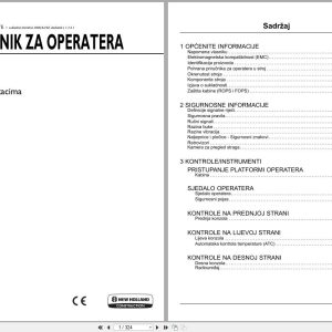 New Holland Wheeled Excavator WE170B WE190B Operators Manual 84310320 2013 HR (1)