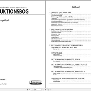 New Holland Wheeled Excavator WE210B Operators Manual 47986943 2016 DK (1)