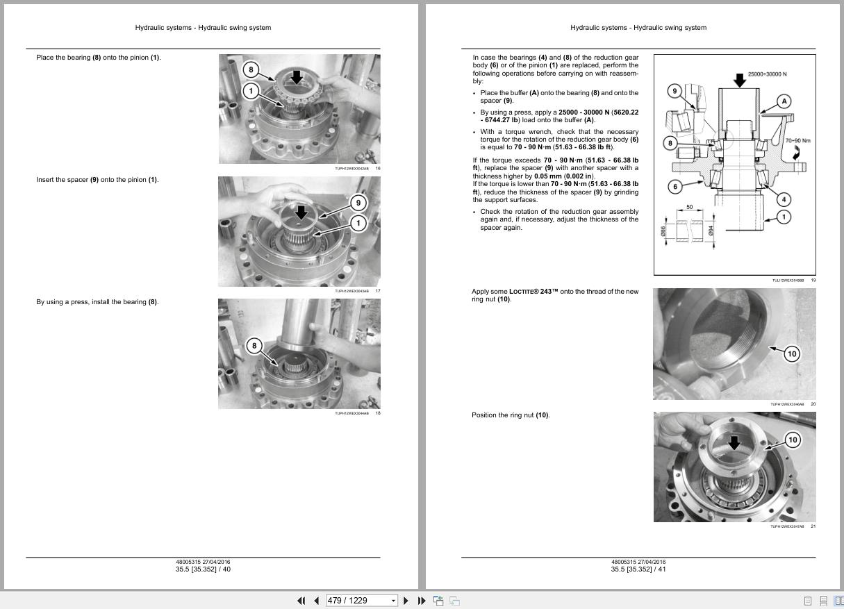 New Holland Wheeled Excavator WE210B Service Manual 48005315 2016 (2)