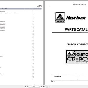 New Idea Bale Thrower 560 Parts Catalog (1)