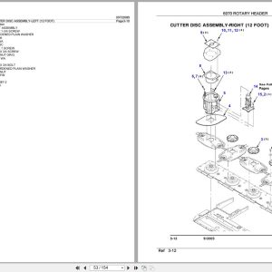 New Idea Rotary Header 6070 Parts Catalog 700722689A 2003 (2)