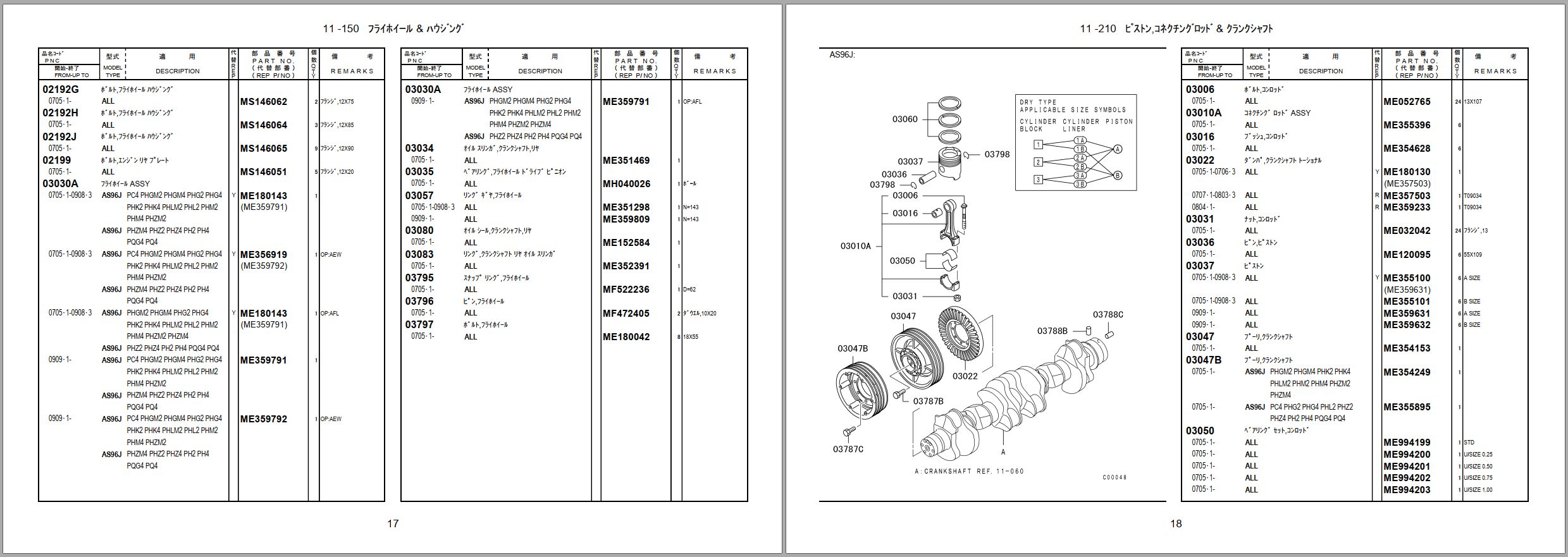 Nissan UD Truck AS96J Parts Catalog PAS96 11101 JP (2)