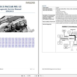 PACCAR Engine MX 13 EPA2013 Diagnostic Service Manual 2013 1