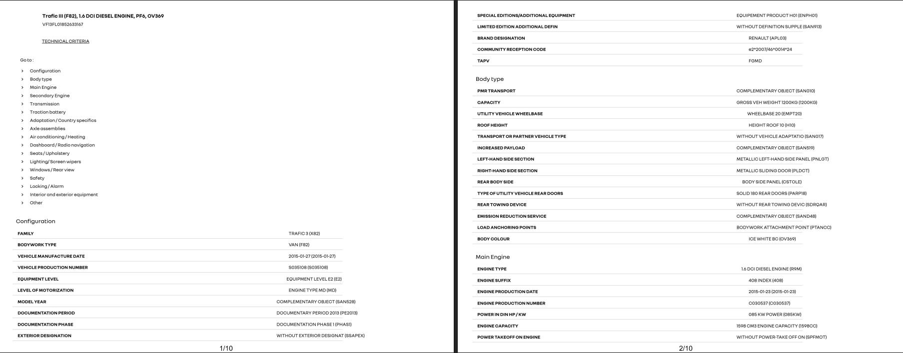 Renault Trafic III F82 Circuit Diagrams 3