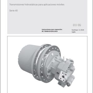 Rexroth Hydrostatic Drives HYDROTRAC GFT 8170 Repair Manual (1)