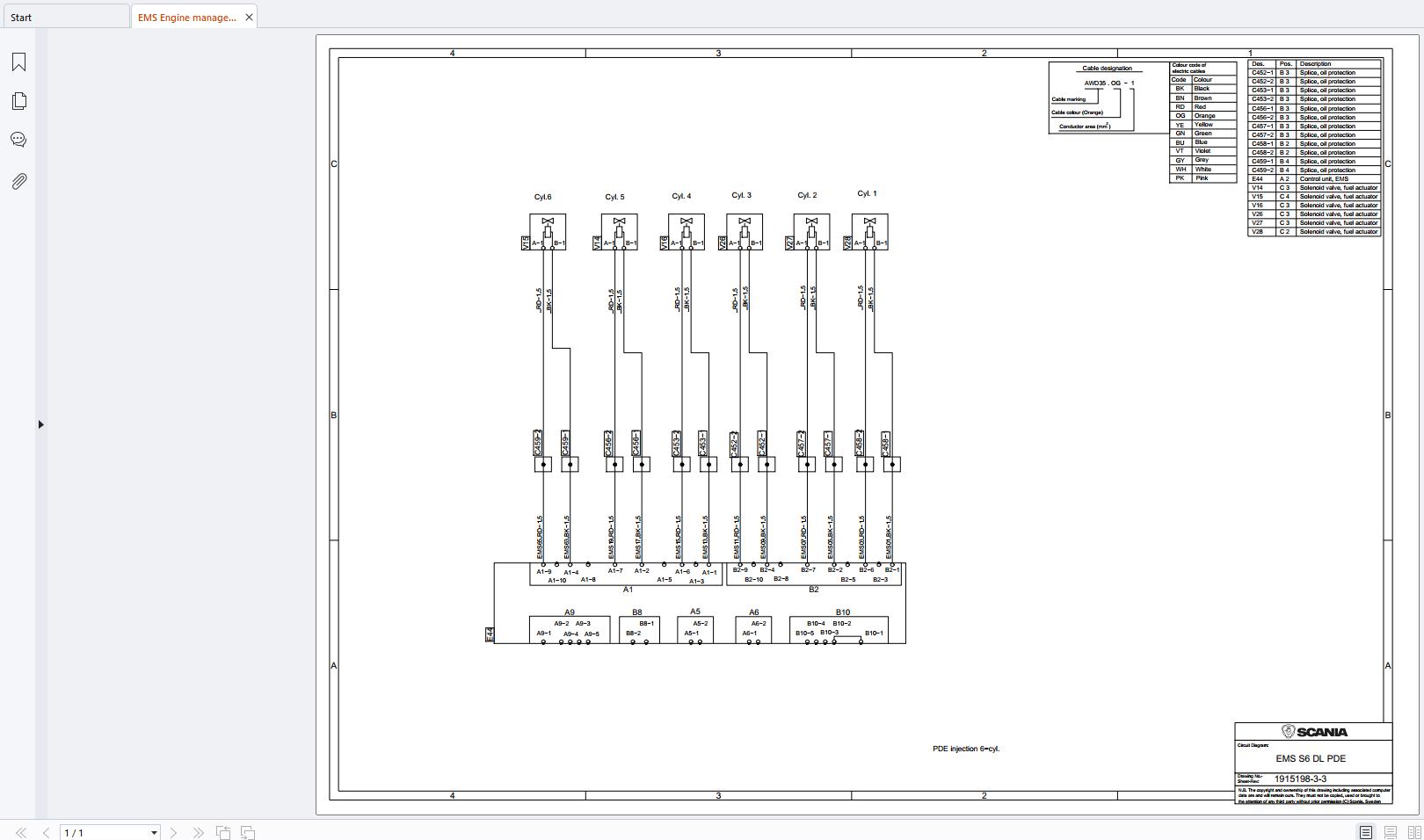 Scania Buses K 310 IA6x2 2NB Electrical Wiring Diagrams (2)
