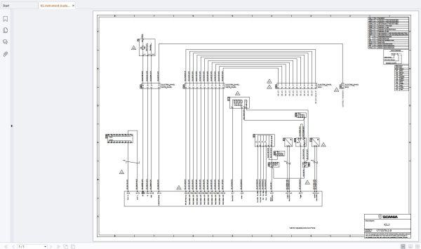 Scania Buses K 310 IA6x2 4NB Electrical Wiring Diagrams (2)