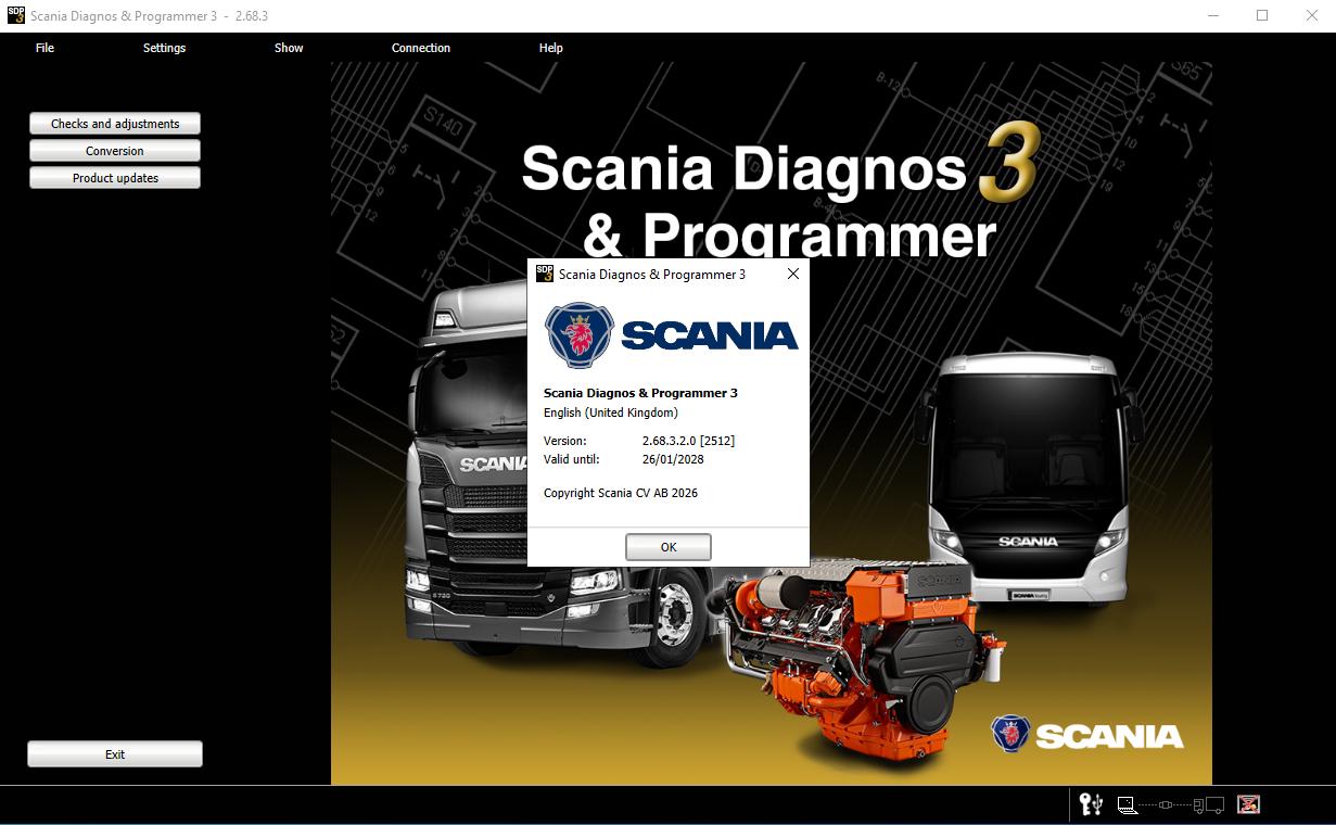 Scania SDP3 2.68.3.6 2026 Marine and Industrial Engine 1
