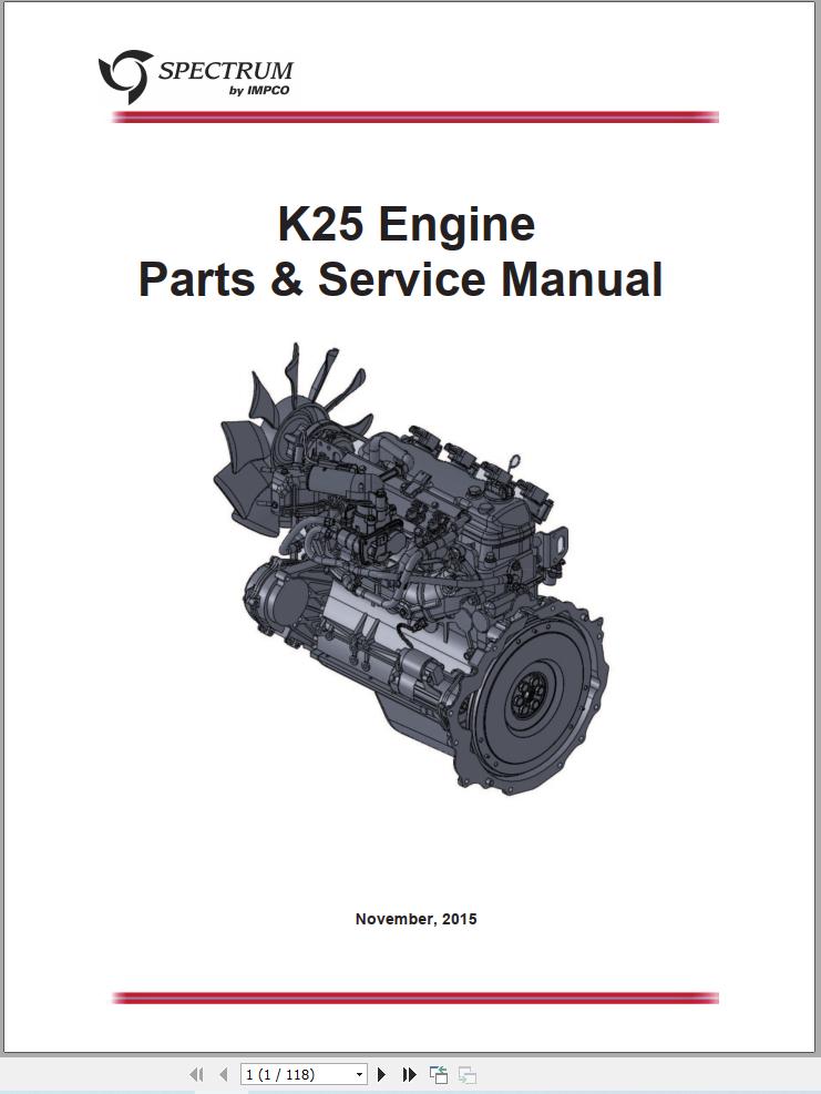 Spectrum Engine K25 Parts & Service Manual 1