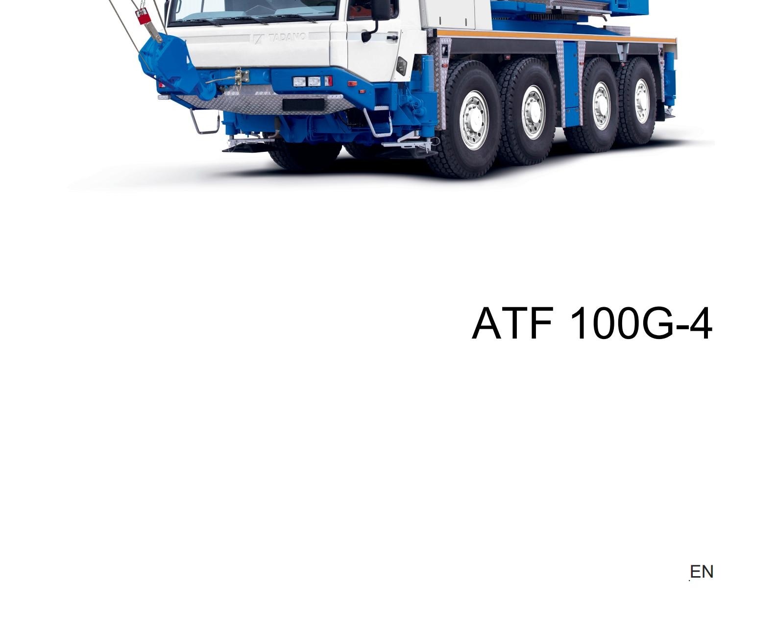 Tadano Crane ATF 100G 4 Service Manual & Circuit Diagrams (2)