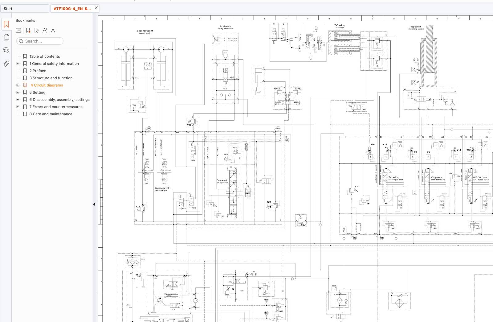 Tadano Crane ATF 100G 4 Service Manual & Circuit Diagrams (3)