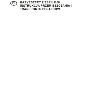 Tigercat 1100 SERIES Vehicle Moving And Transporting Instructions 75060APOL EN PL (1)