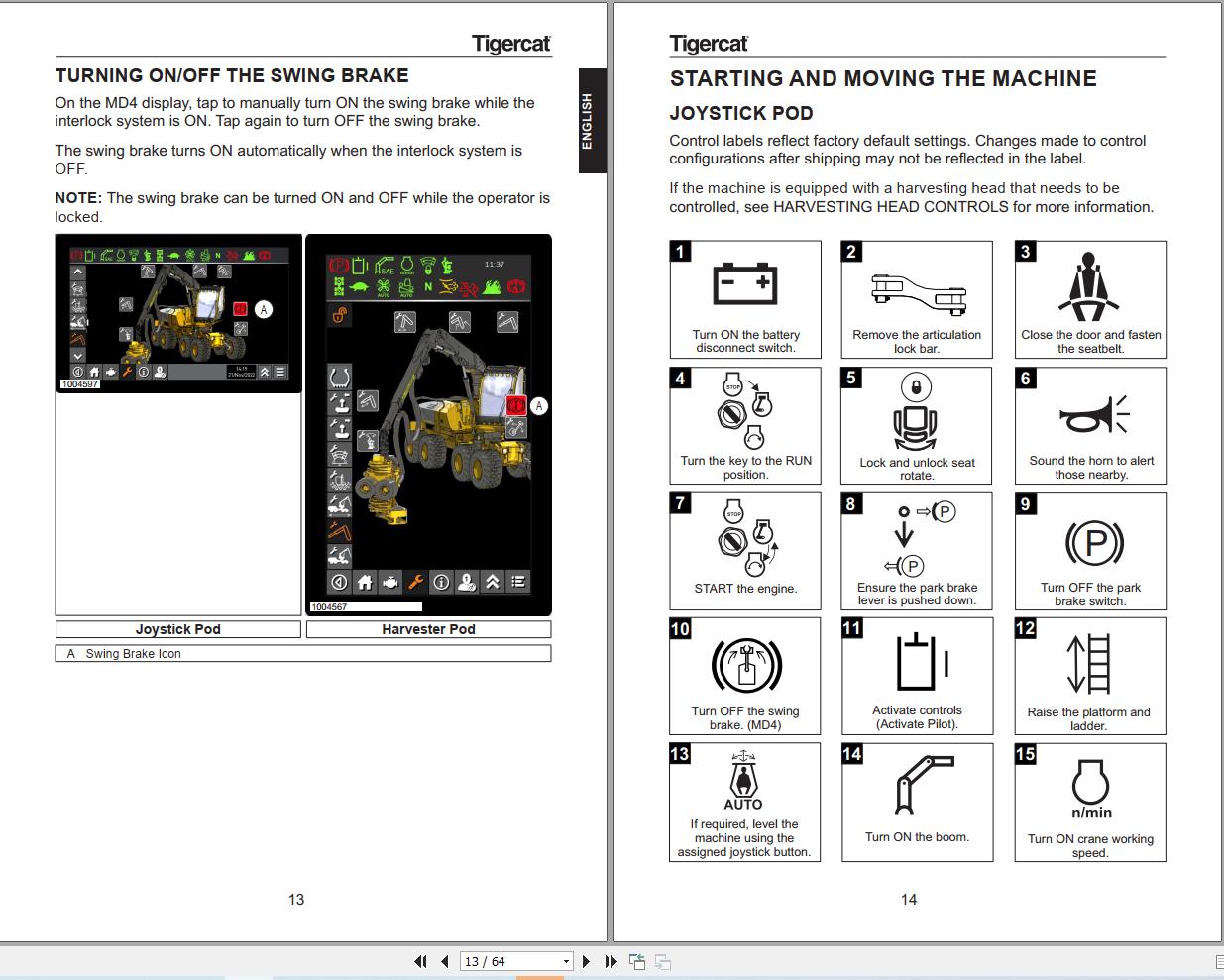 Tigercat 1100 SERIES Vehicle Moving And Transporting Instructions 75060APOL EN PL (2)