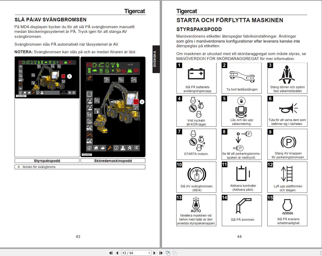 Tigercat 1100 SERIES Vehicle Moving And Transporting Instructions 75060ASWEC EN SV (2)