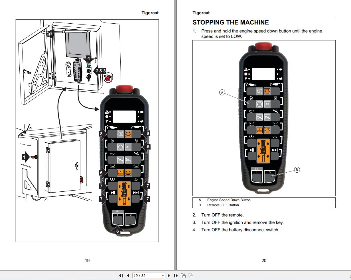 Tigercat 6500 6900 Vehicle Moving And Transporting Instructions 78082AENGC (2)