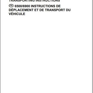 Tigercat 6500 6900 Vehicle Moving And Transporting Instructions 78082AFREC EN FR (1)