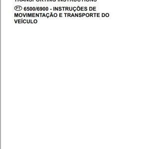 Tigercat 6500 6900 Vehicle Moving And Transporting Instructions 78082APORC EN PT (1)
