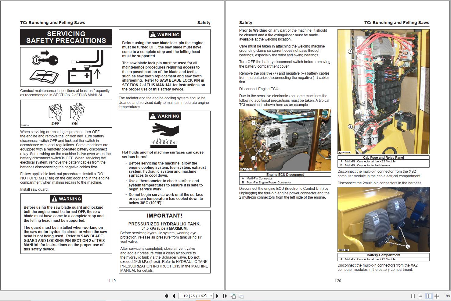 Tigercat Bunching And Felling Saws Operator and Service Manual 59003ATCIENG (2)