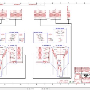 Tigercat Control System D7 Electric Schematic 121303B (2)