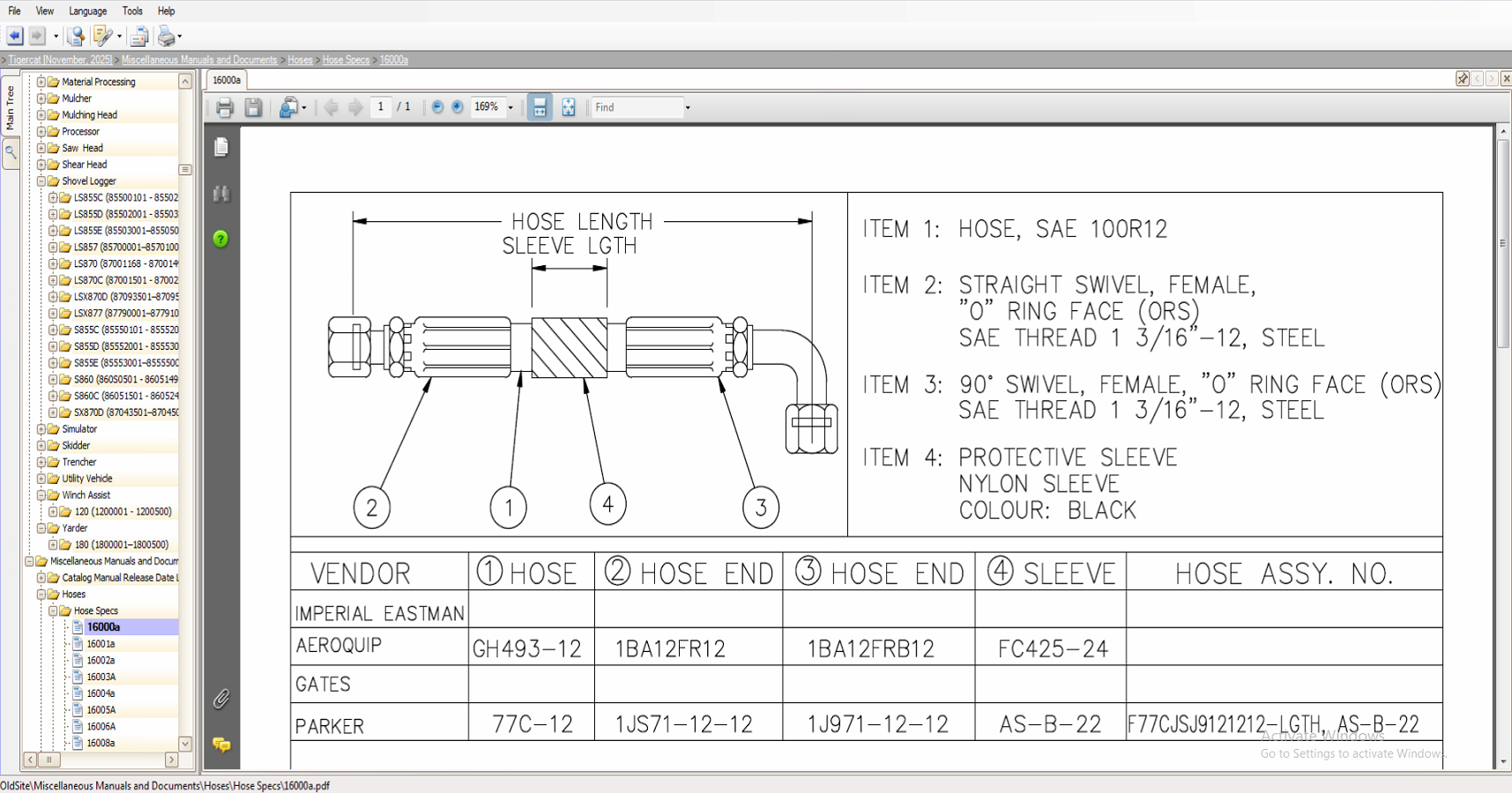 Tigercat EPC 01.2026 Parts Catalog Service Operator Manuals VMWARE 5