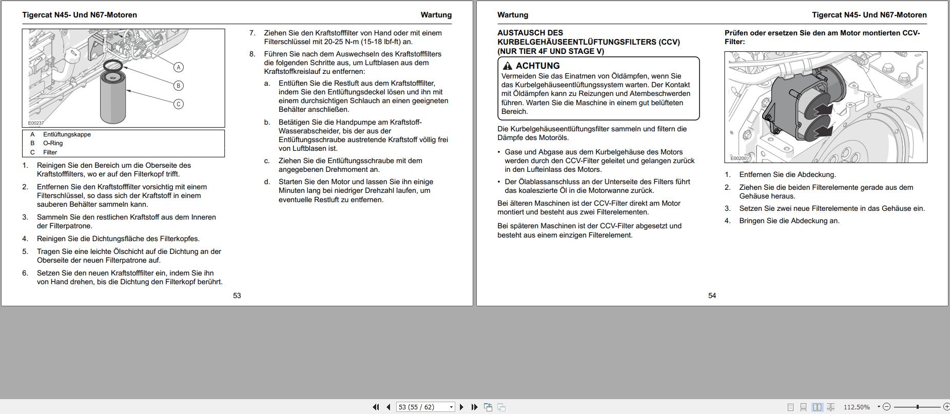 Tigercat FPT Engine N45 N67 Operation And Maintenance Manual 78254AGER DE (2)