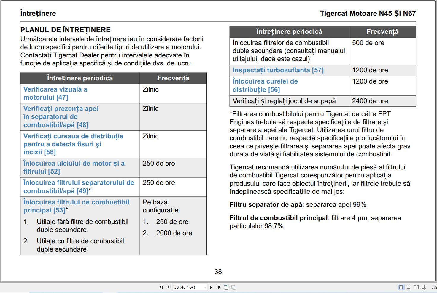 Tigercat FPT Engine N45 N67 Operation And Maintenance Manual 78254AROM RO (2)