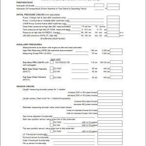 Tigercat Harvesting Head TH534 TH544 Pressure And Speed Settings 2025 (2)