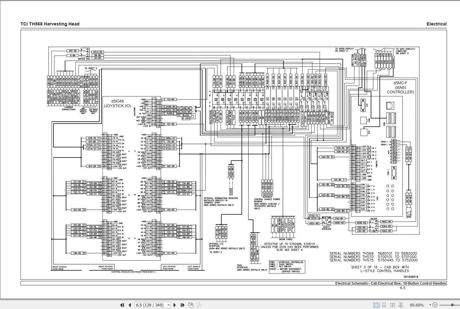 Tigercat Harvesting Head TH568 Service Manual 56526ATCIENG (2)