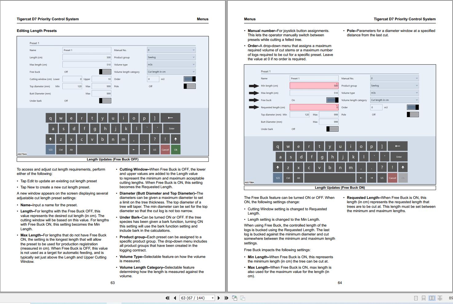 Tigercat Priority Control System D7 Operator Manual 64858AENGC (2)