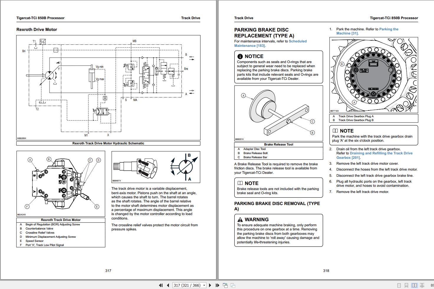 Tigercat Processor 850B Service Manual 80170AENG (3)
