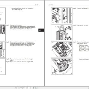Toyota Forklift 8FG35U to 8FGC70U Repair Manual CE104 4