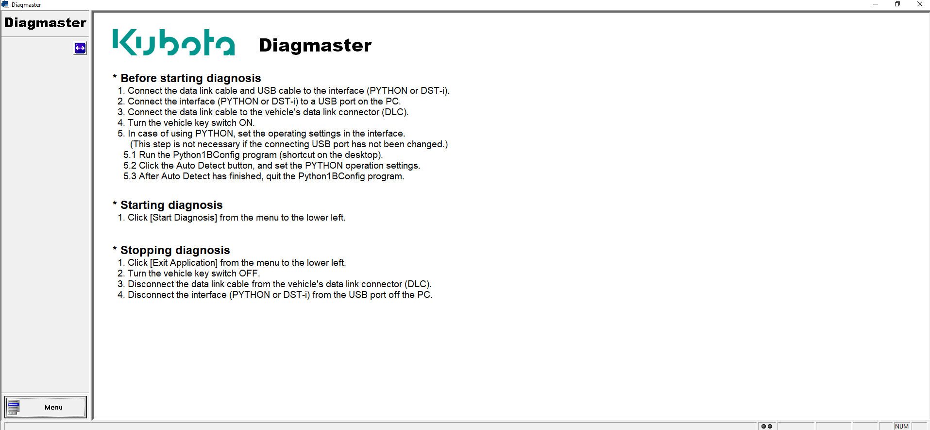 UL Kubota Diagmaster Ver 25.02.01 Diagnostic Program 15088c35f51649bbe