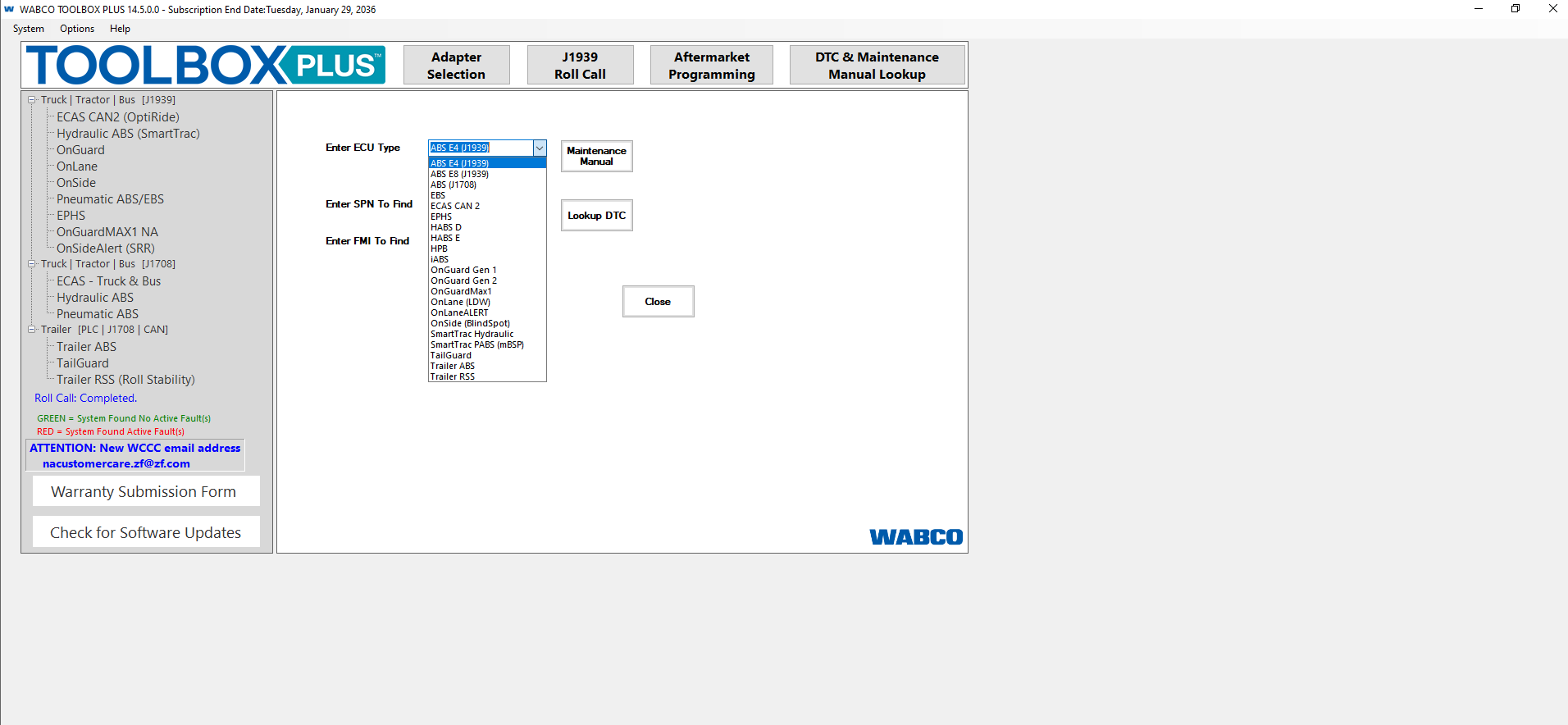 UL WABCO TOOLBOX PLUS 14.5 ECAS V3.00 Remote Installation 3